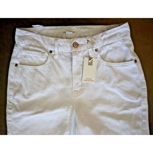 Good American GN999PT Women's Sz 2/26 White Good '90s Loose Fit Jeans - Picture 3 of 7